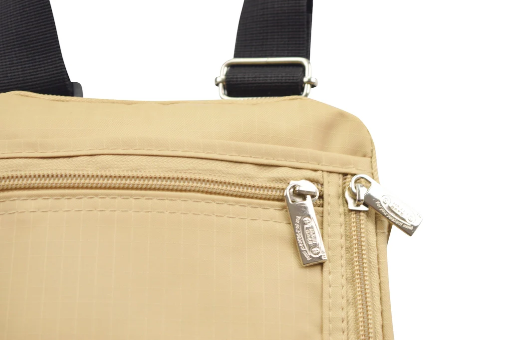Hajj Safe - Anti-Theft Secure Side Bag & Neck Bag for Hajj & Umrah (Beige) - Image 5