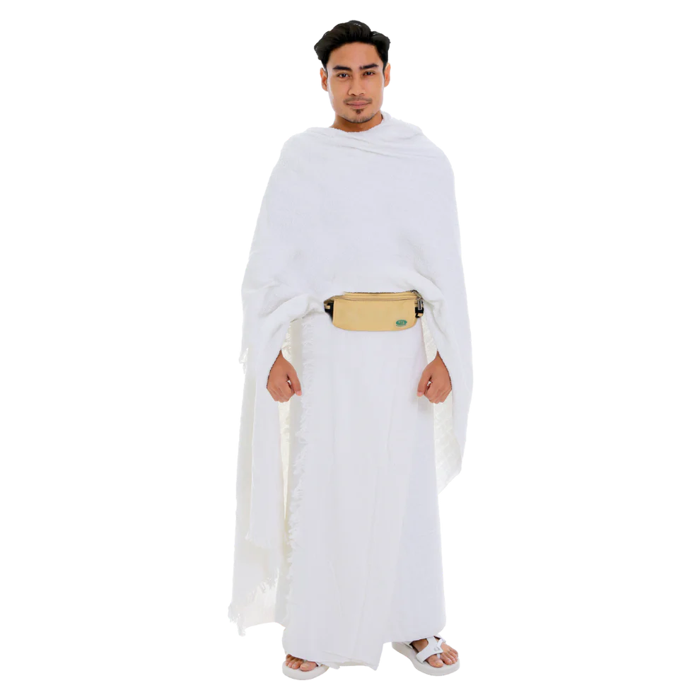 Hajj Safe - Hajj & Umrah Anti-Theft Waist Bag And Ihram Belt (Beige) - Image 8
