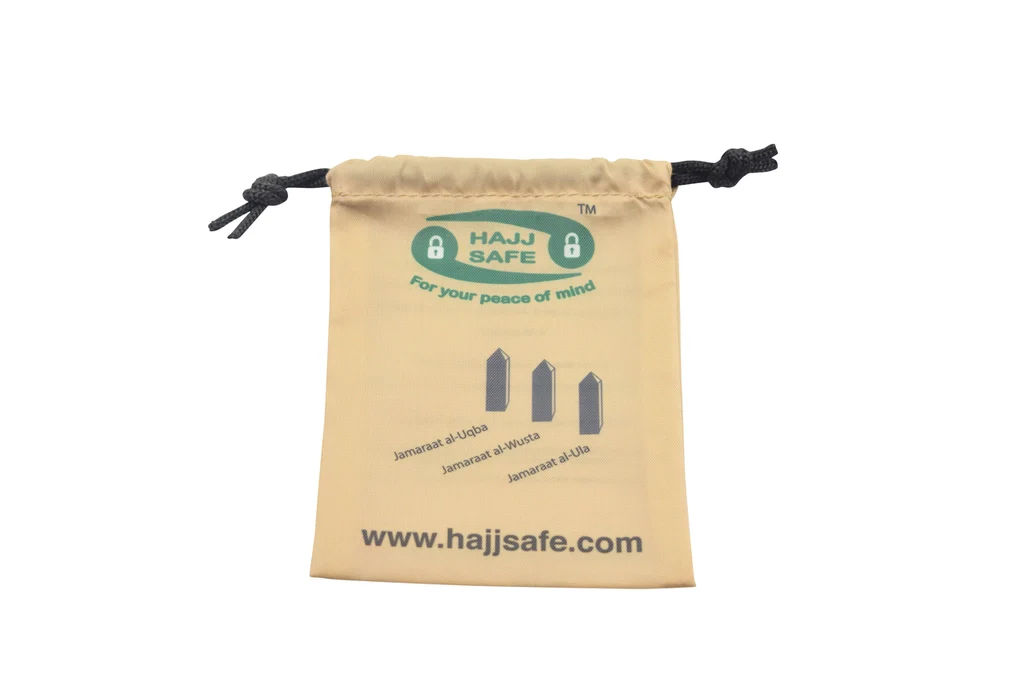 Hajj Safe - Hajj & Umrah Jamarat Stone/Pebble Bag (pack of 2)