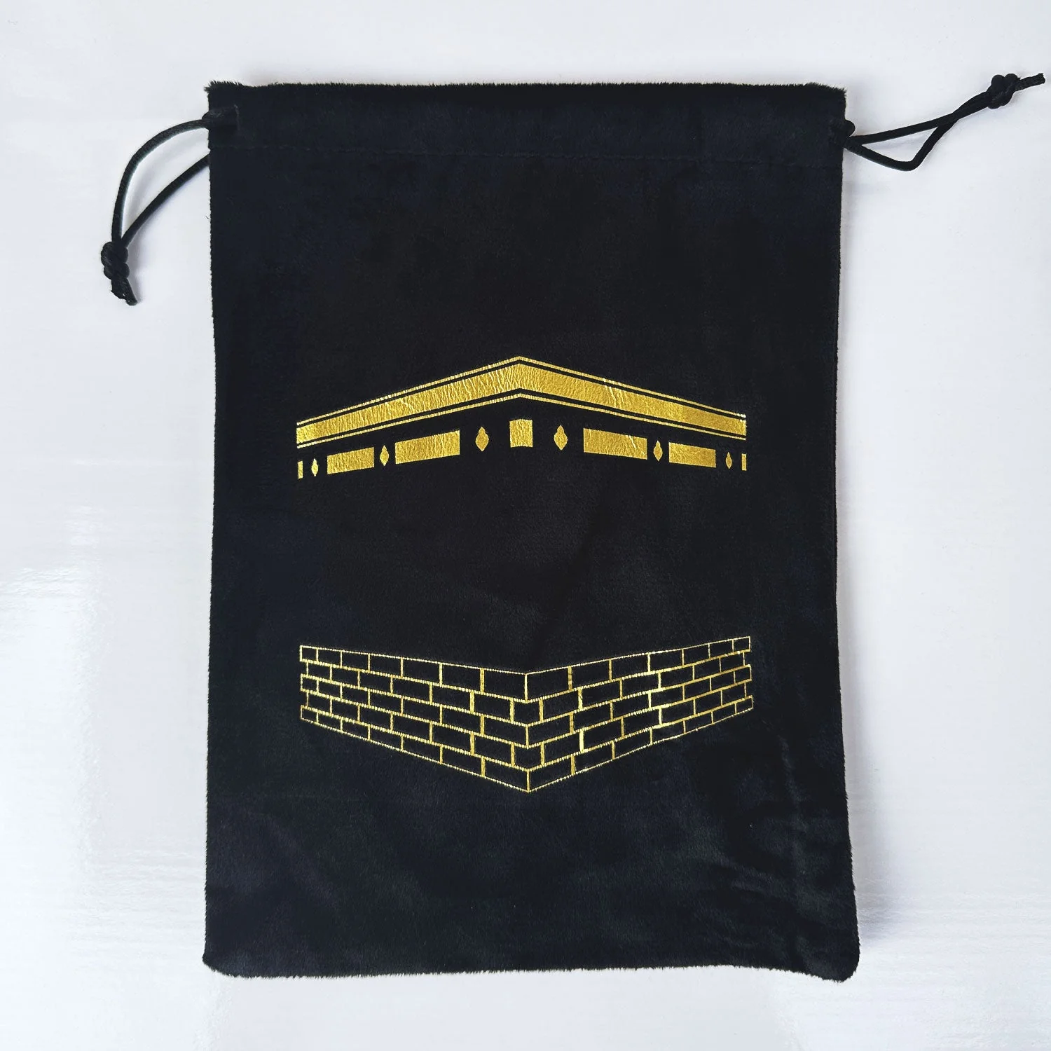 Hajj & Umrah Pouch Gift Bag – Elegant Fabric Drawstring Bag - Image 3