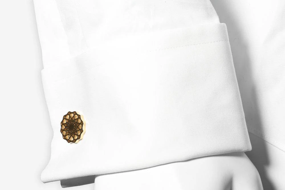 Isfahan Cufflink - Gold - Image 4