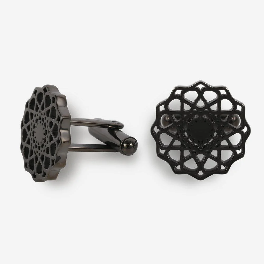 Isfahan Cufflink - Grey