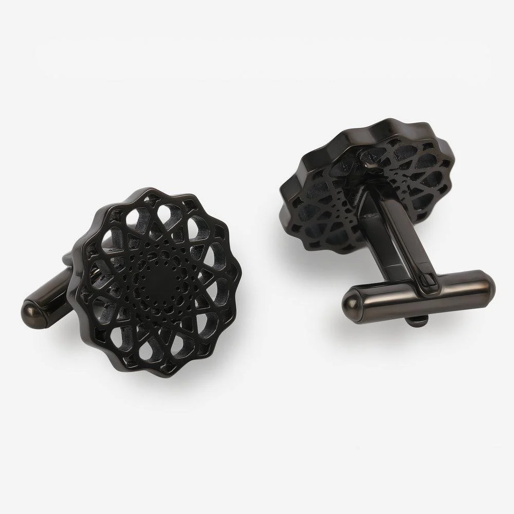 Isfahan Cufflink - Grey - Image 3