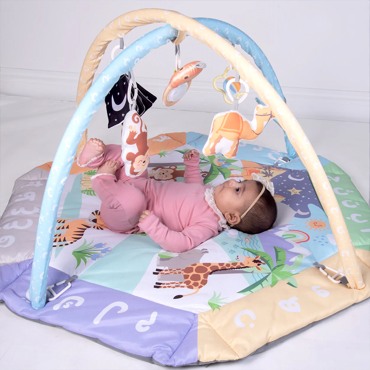 Islamic Arabic Alphabet 5-in-1 Activity Gym & Playmat (Desi Doll Company) - Image 5