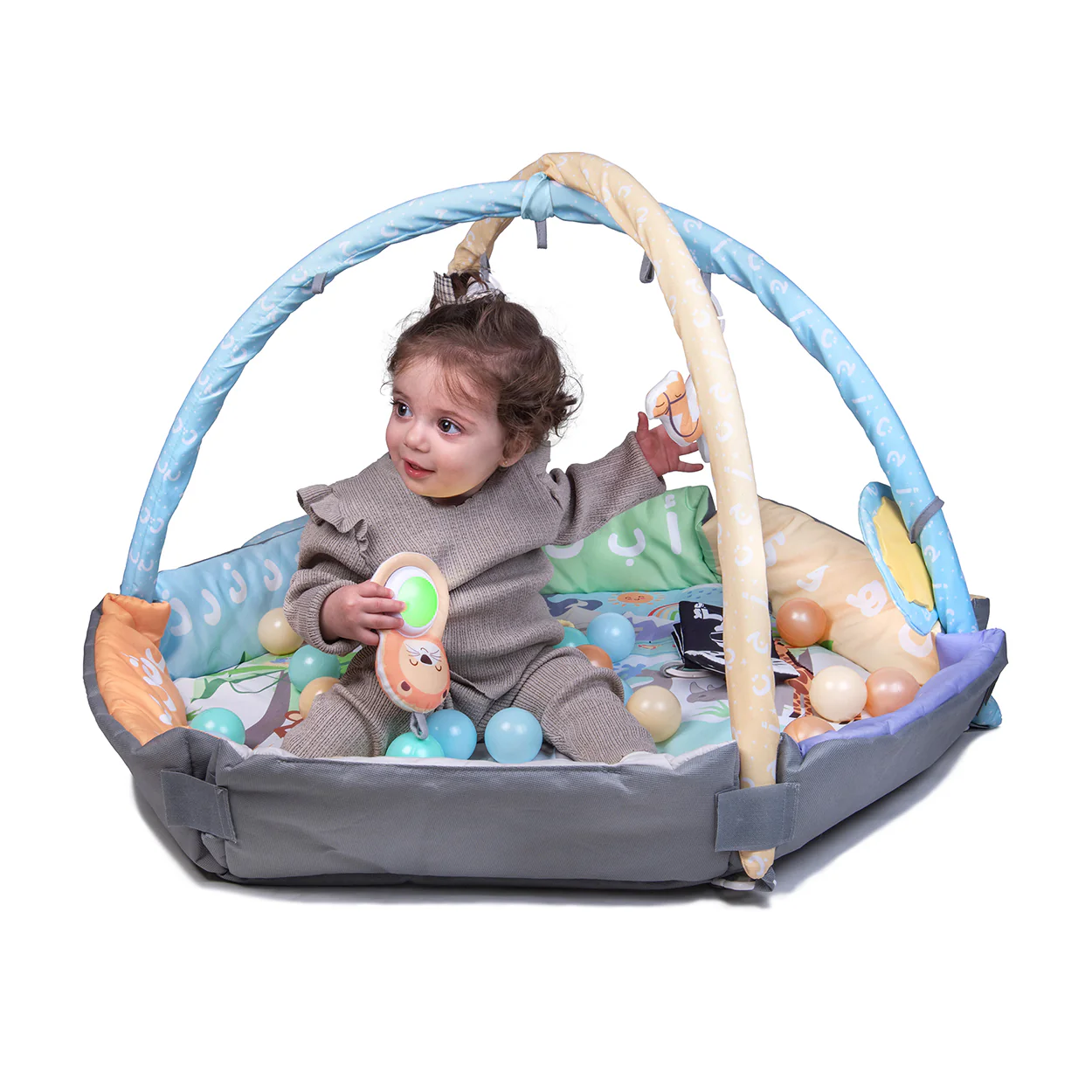 Islamic Arabic Alphabet 5-in-1 Activity Gym & Playmat (Desi Doll Company) - Image 8