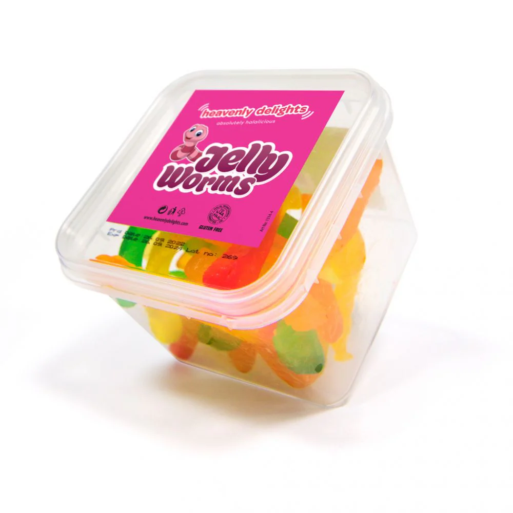 Jelly Worms - Heavenly Delights - 140g Tub