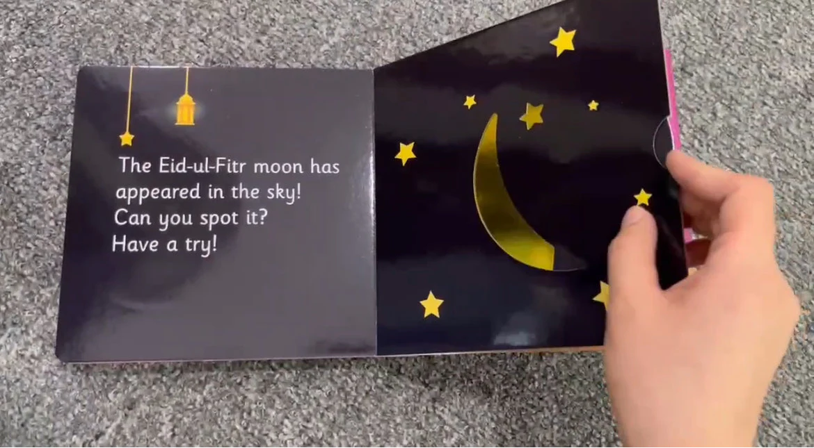 Join us for Ramadan - Touch & Feel, Lift, Slide & Rotate Sensory Book - Image 3