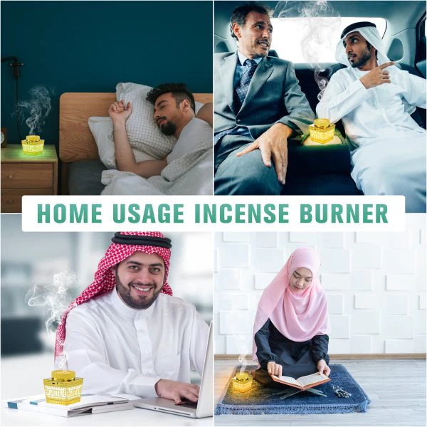 LED Electric Quran Bukhoor Burner - Image 11