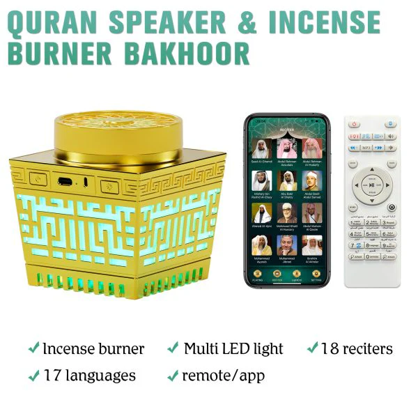 LED Electric Quran Bukhoor Burner - Image 12