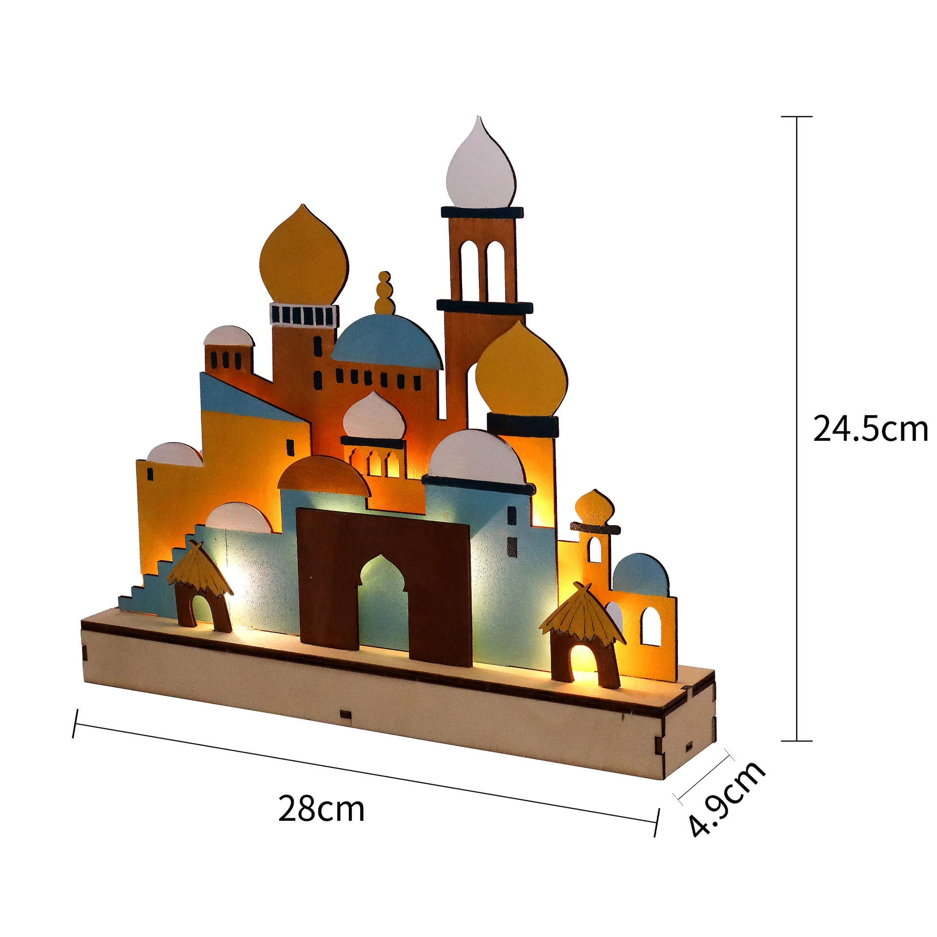 LED Wooden Mosque Decoration - Traditional - Image 2