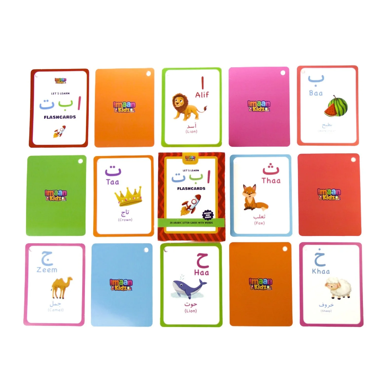 Lets Learn Arabic Alphabet - Flashcards - Image 2