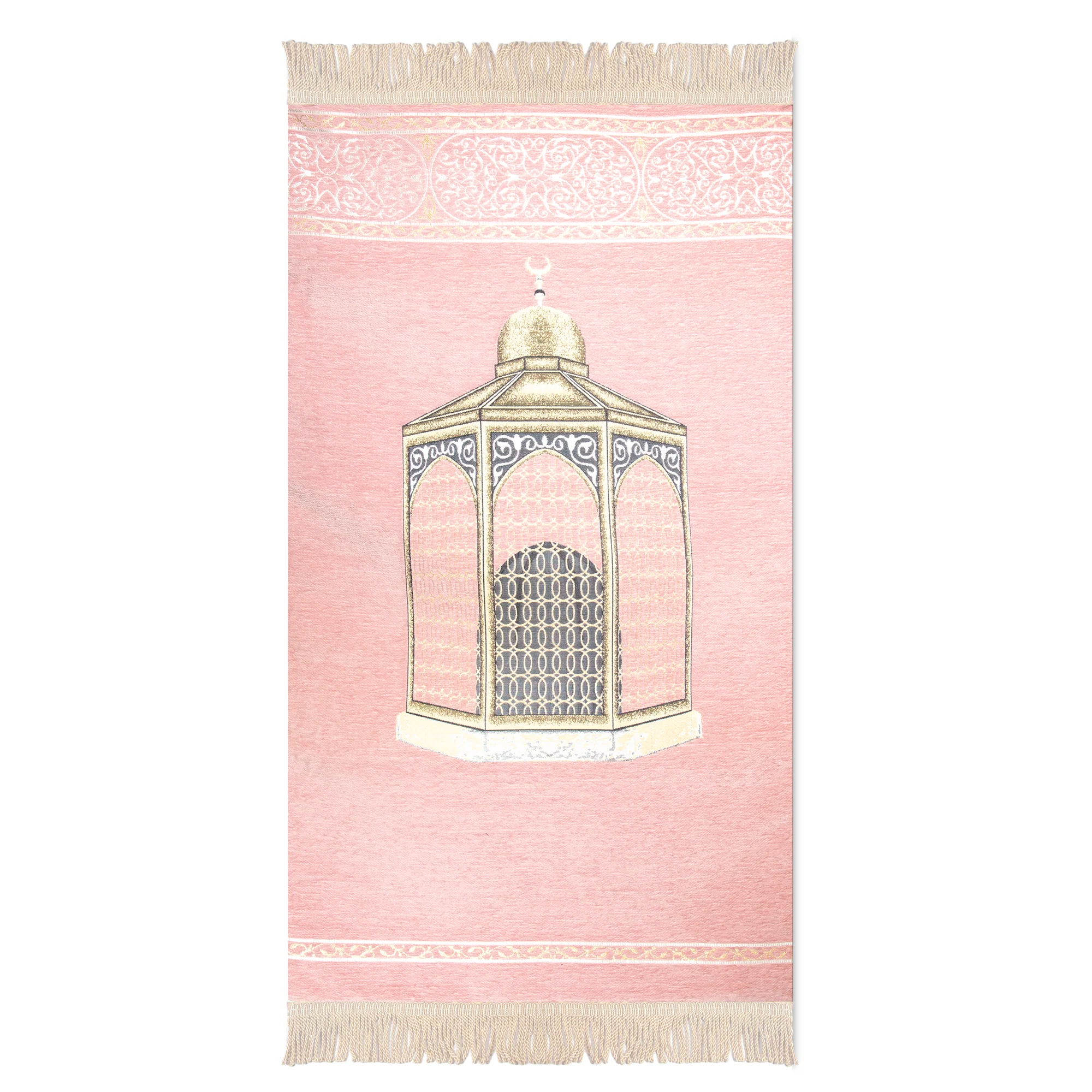Luxury Padded Salah Prayer Mat - Maqam - Pink