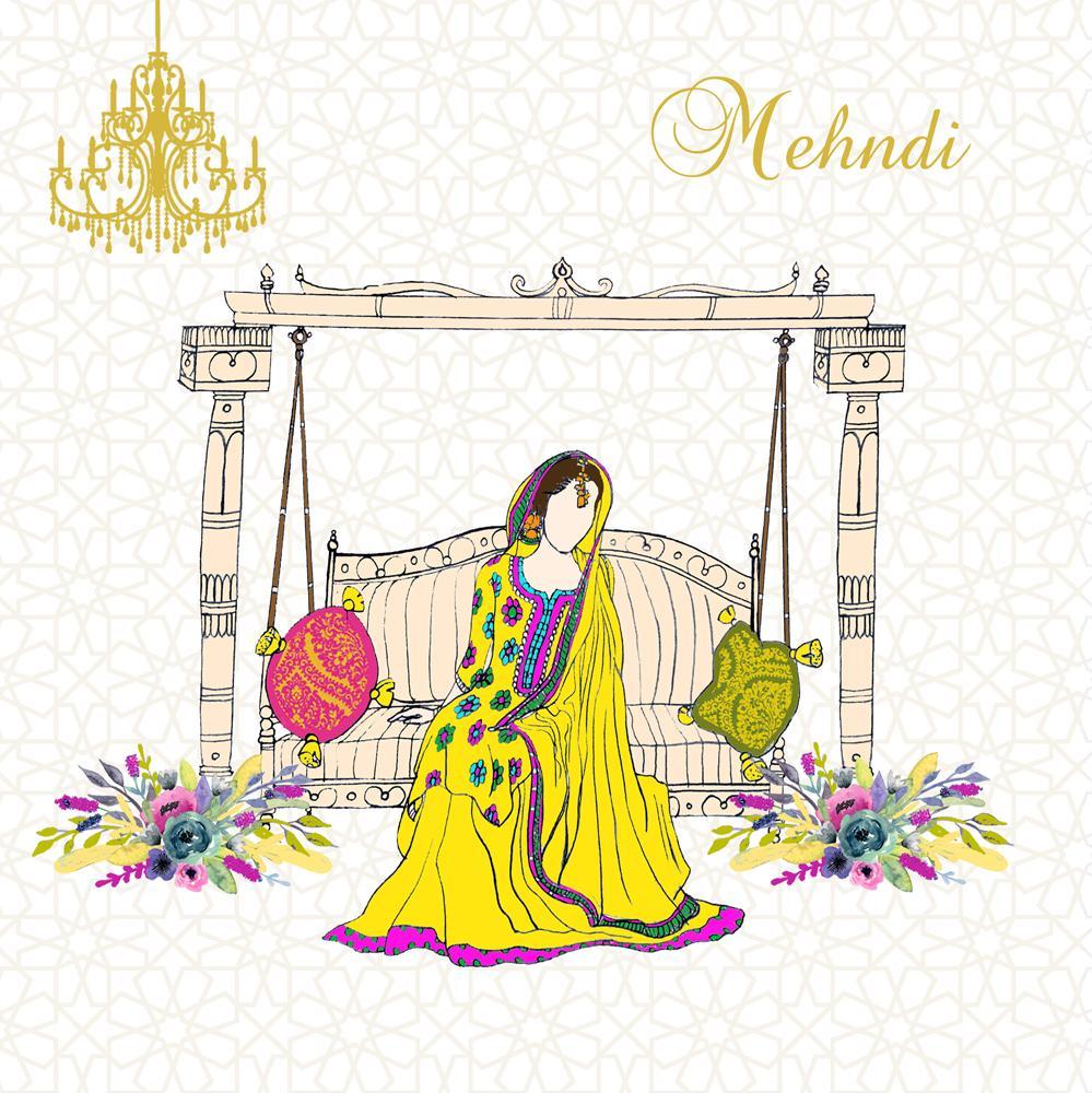 Mehndi Card