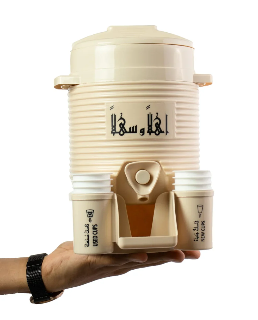 Mini Zamzam Dispenser | 2L | Beige | Haramain Inspired by miniZAMZAM - Image 10
