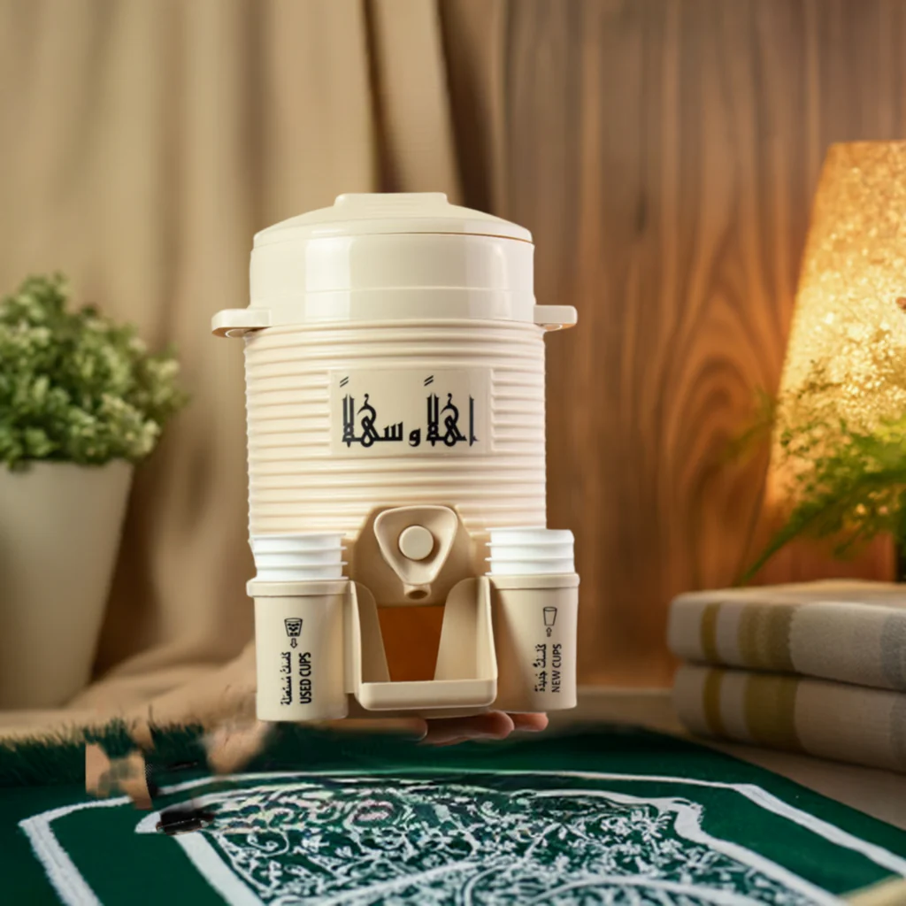 Mini Zamzam Dispenser | 2L | Beige | Haramain Inspired by miniZAMZAM - Image 2