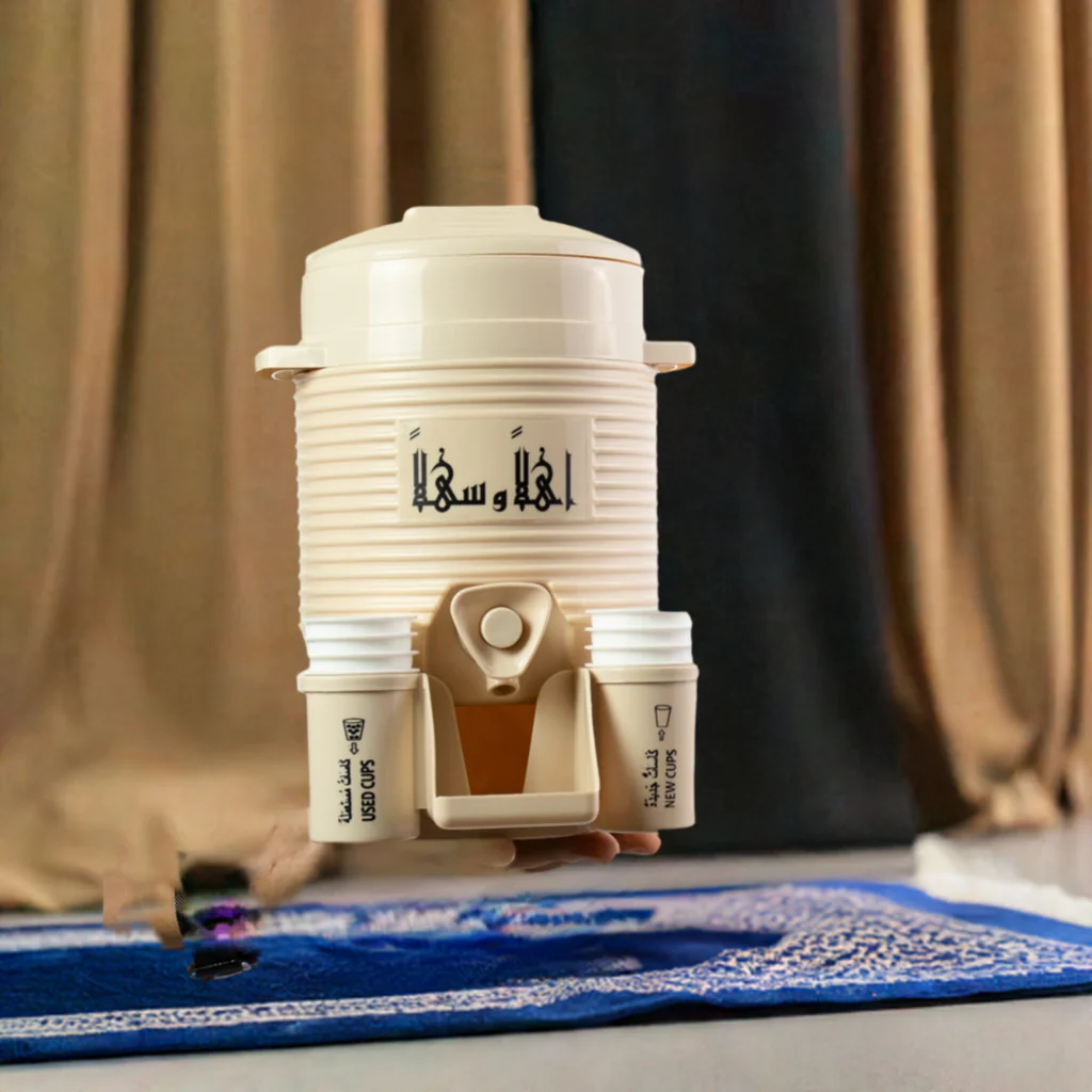 Mini Zamzam Dispenser | 2L | Beige | Haramain Inspired by miniZAMZAM - Image 3