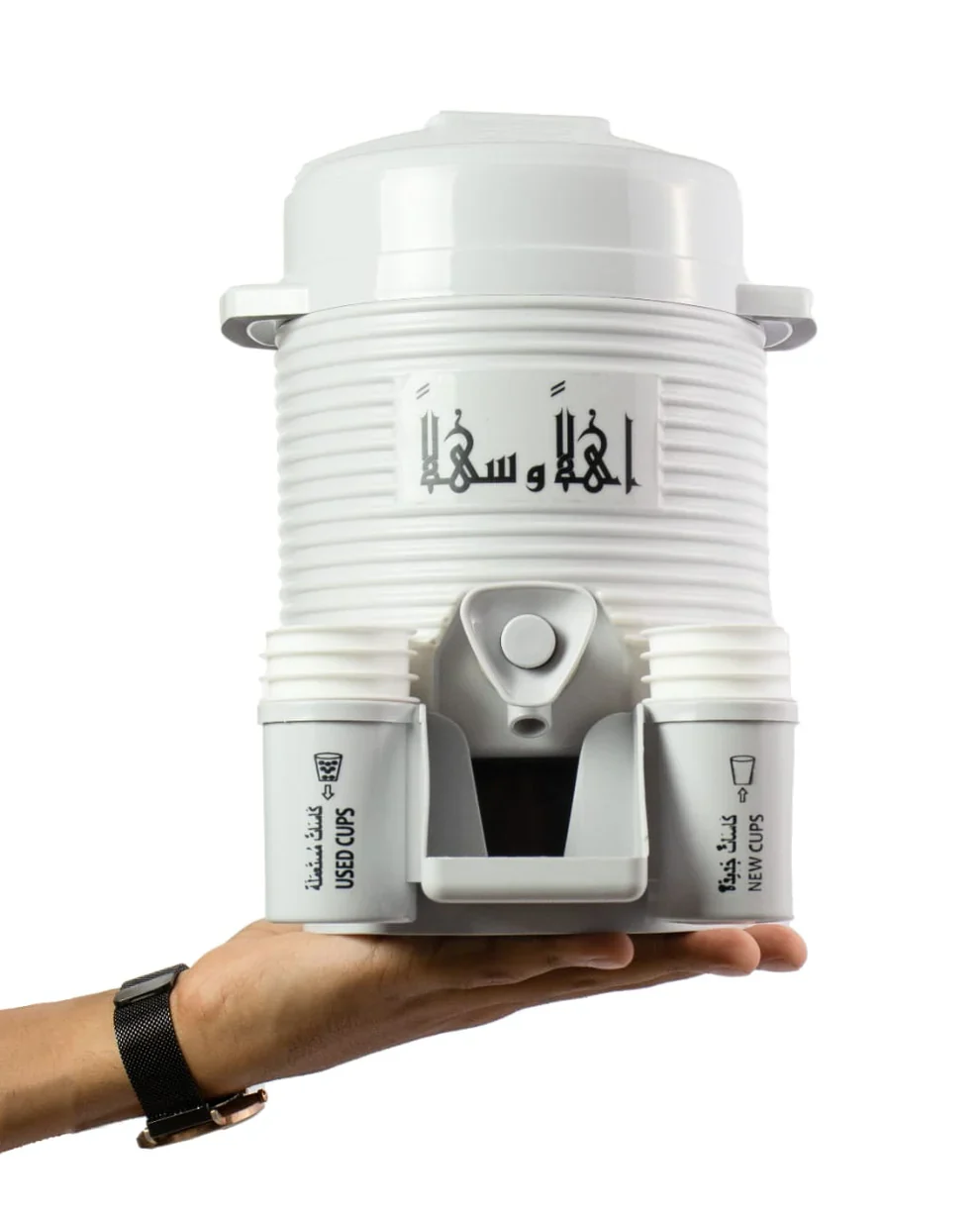 Mini Zamzam Dispenser | 2L | Grey | Haramain Inspired by miniZAMZAM