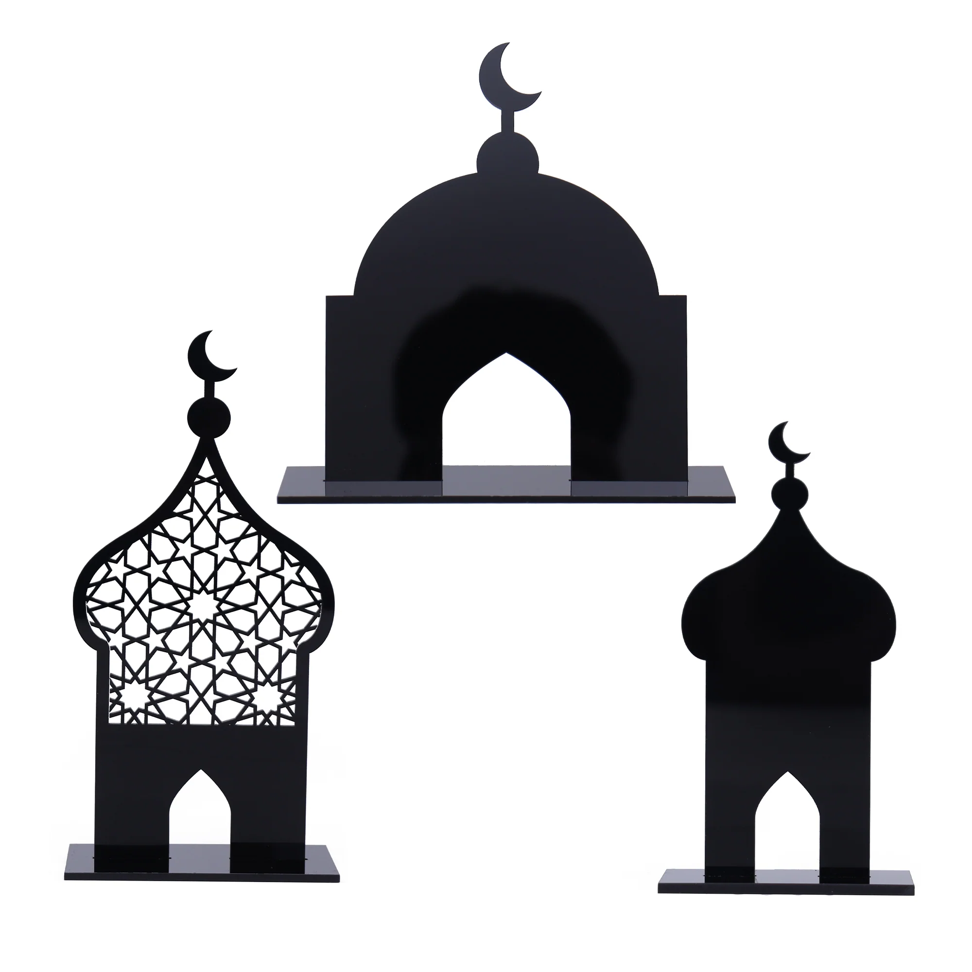 Mosque Design Acrylic Decoration - Black - 2024 - Image 3