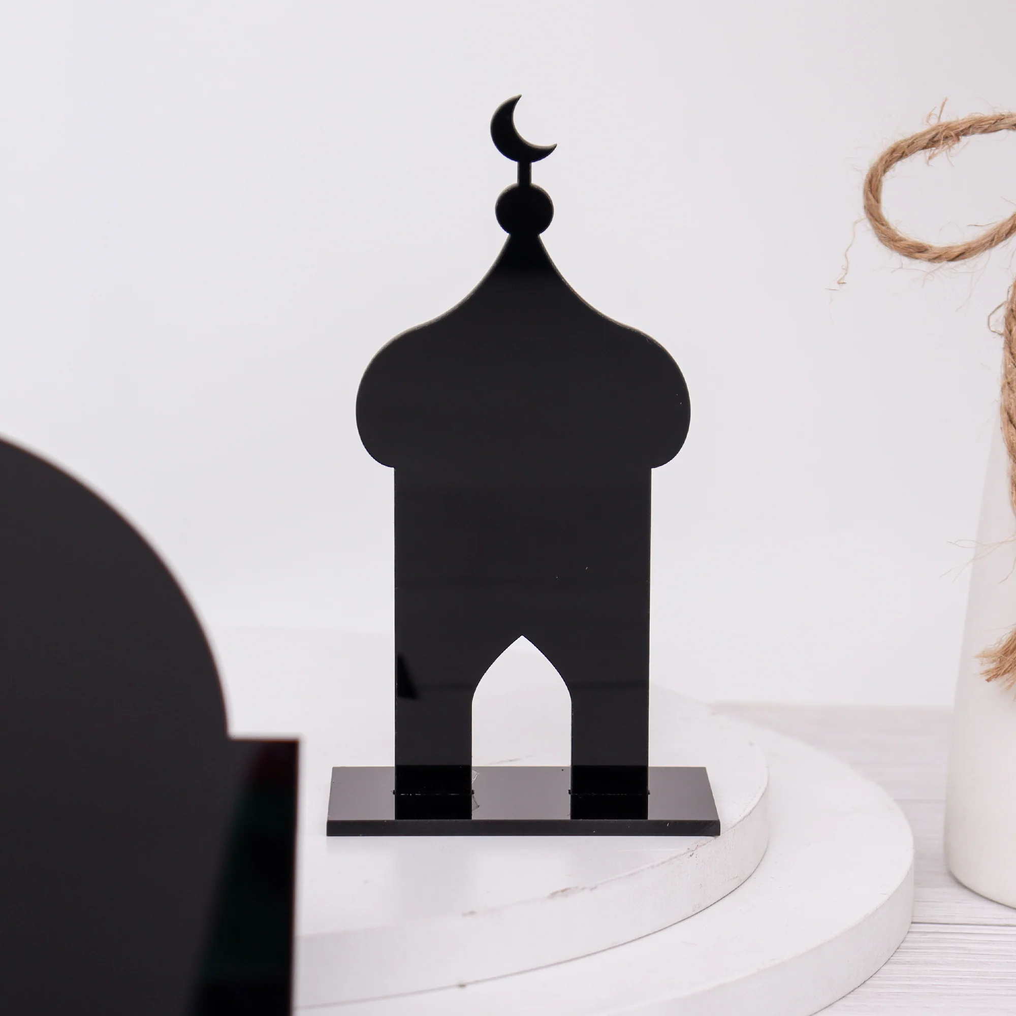 Mosque Design Acrylic Decoration - Black - 2024 - Image 7