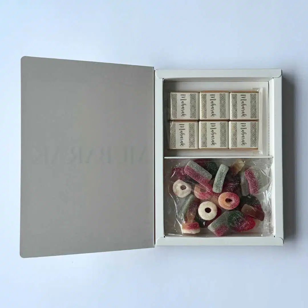 Mubarak Geometric Treat Card – Cream - Image 3