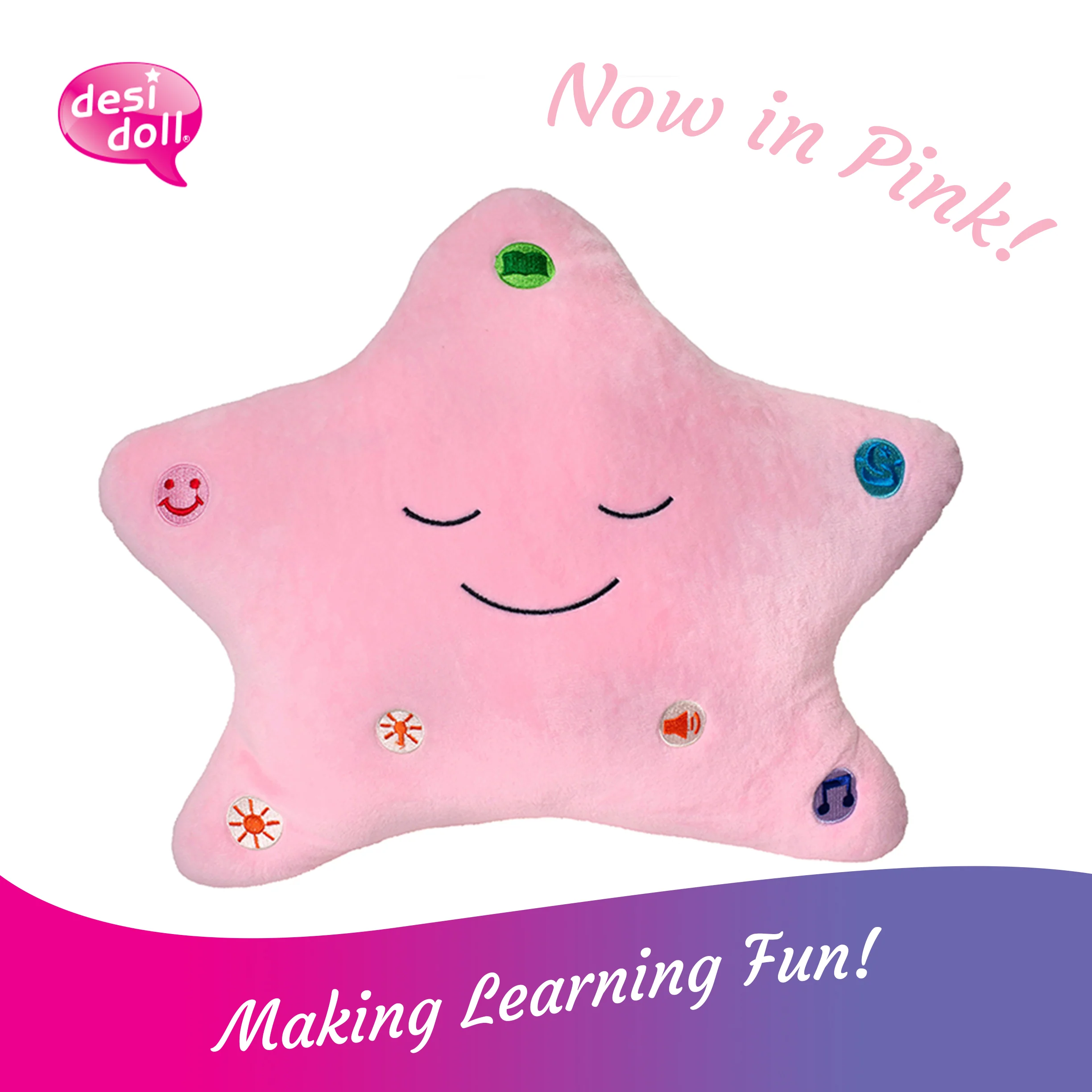 My Dua Star Pillow - Pink - Image 4
