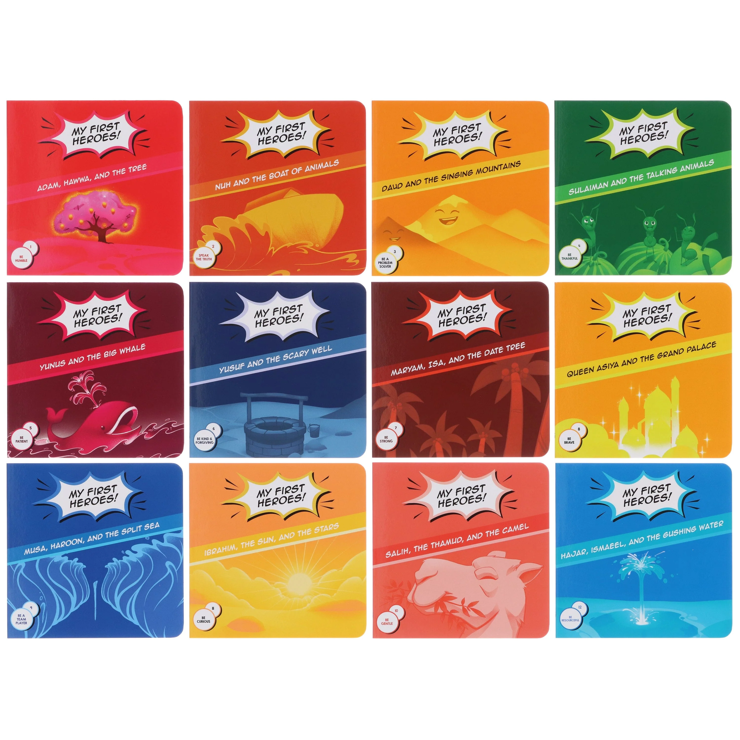 My First Heroes: By Reem & Marium Rahman: 12 Books Collection Box Set - Ages 3-6 - Board Book - Image 2
