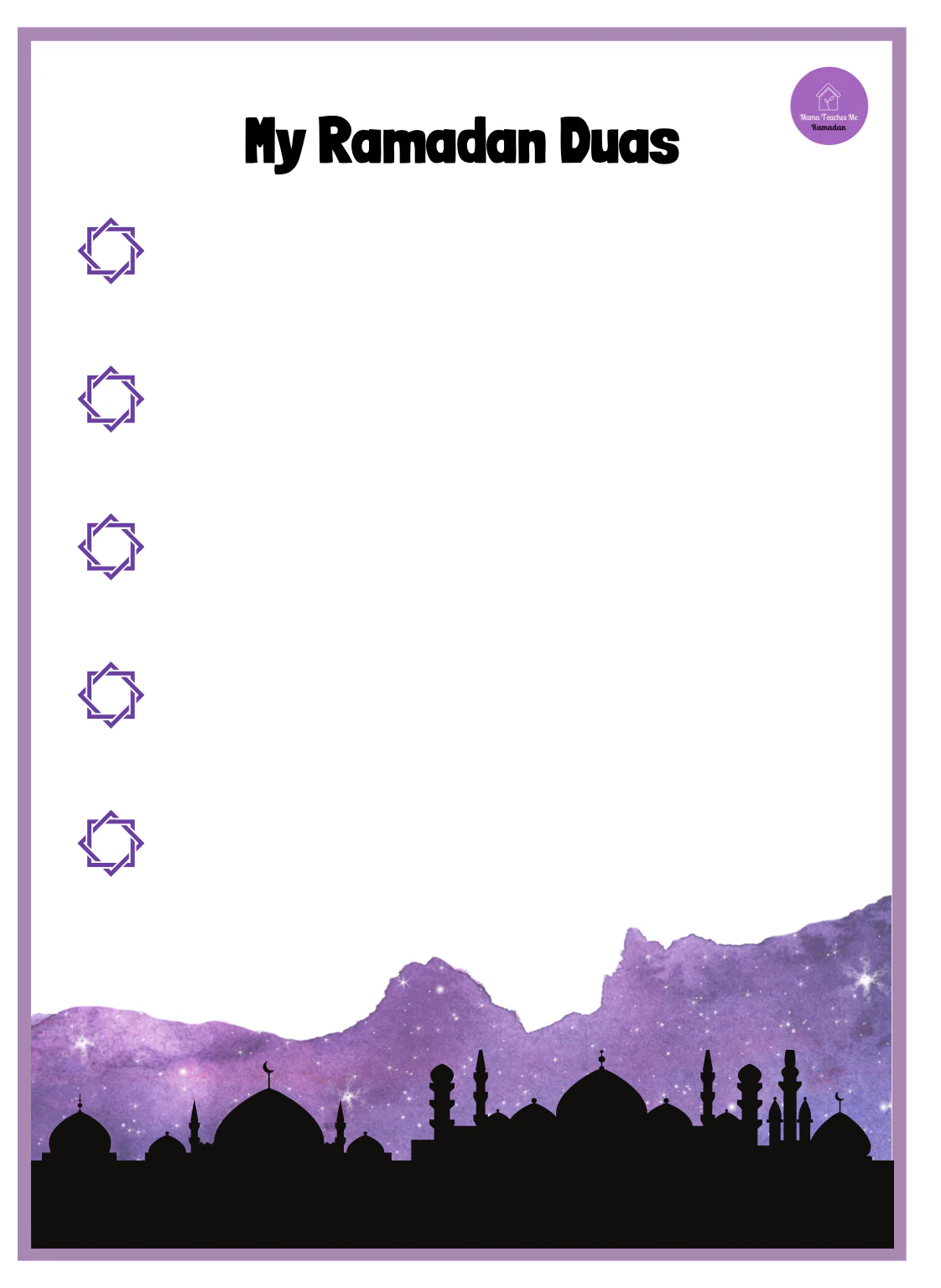 My First Ramadan Journal by Mama Teaches Me - Image 10