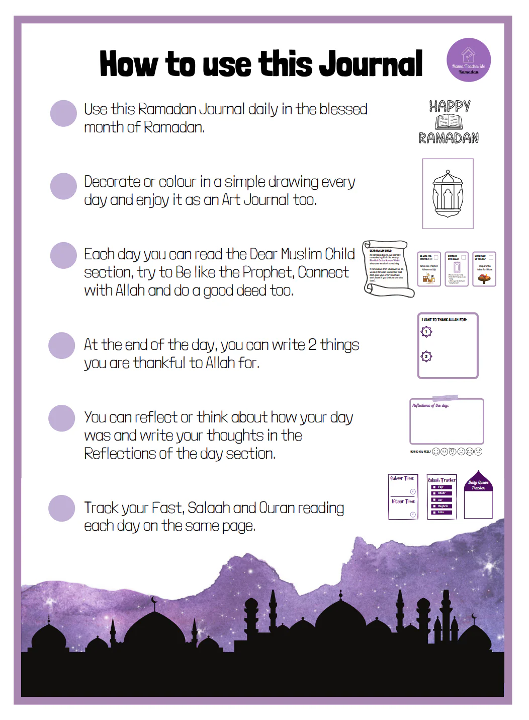 My First Ramadan Journal by Mama Teaches Me - Image 6