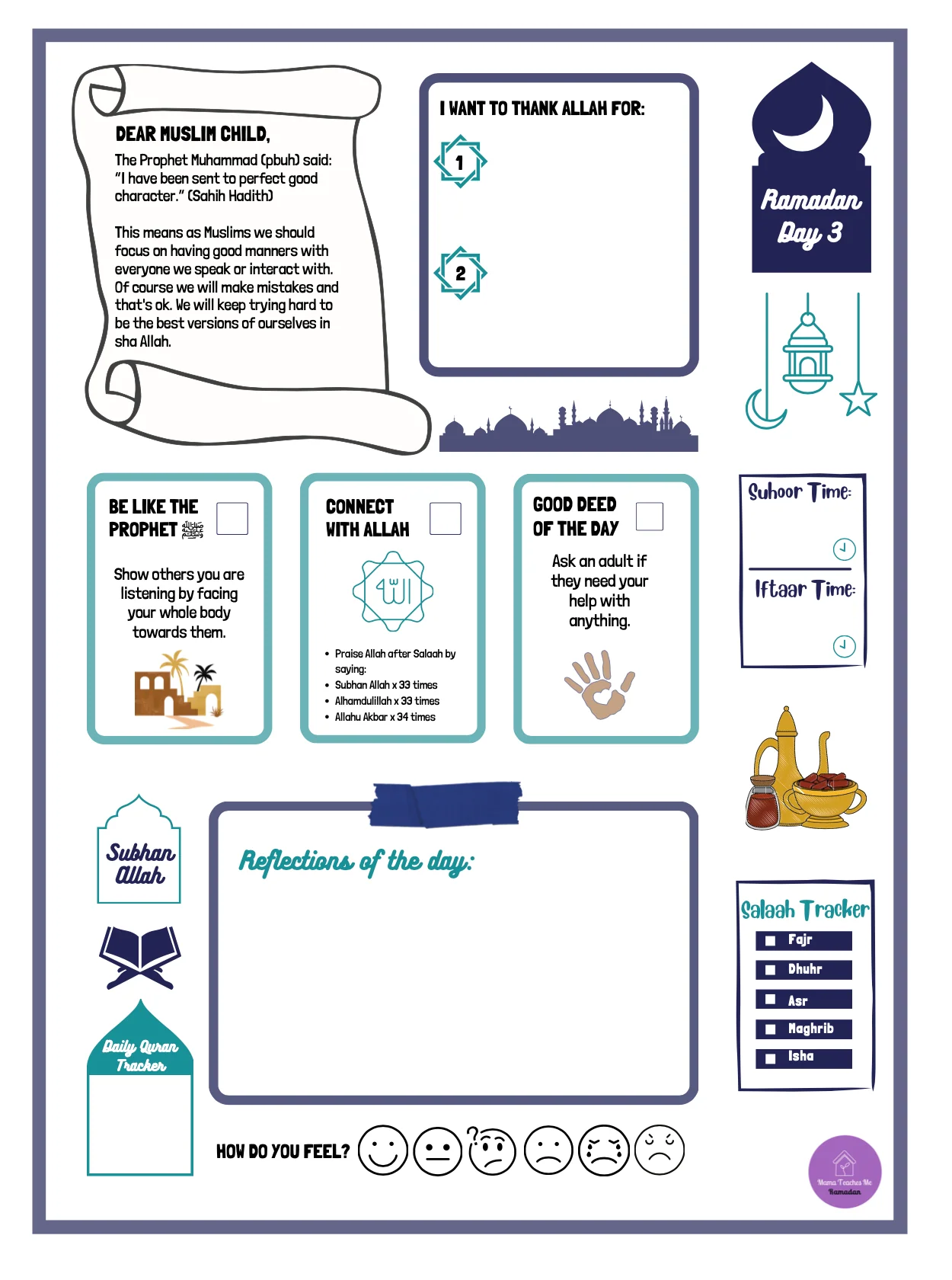 My First Ramadan Journal by Mama Teaches Me - Image 7