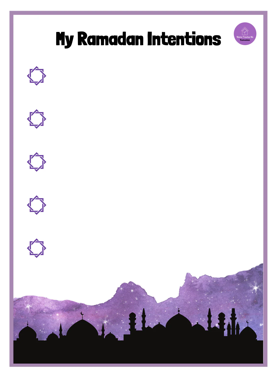 My First Ramadan Journal by Mama Teaches Me - Image 9