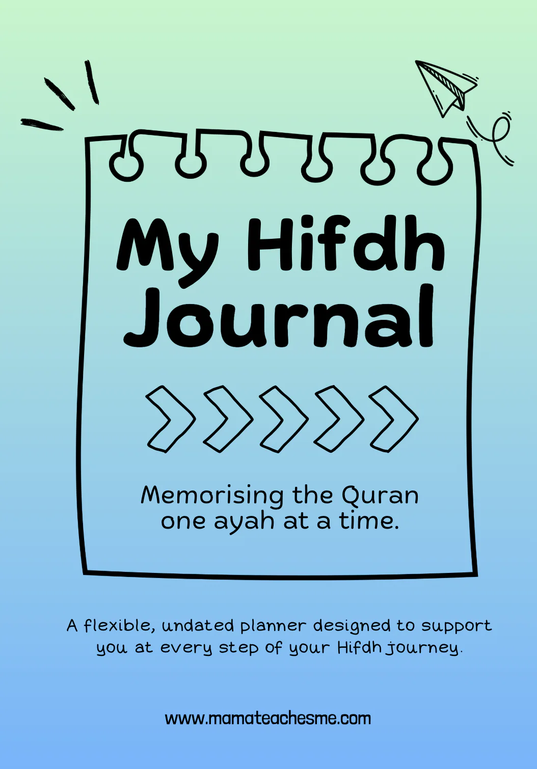My Hifdh Journal (for Boys) by Mama Teaches Me