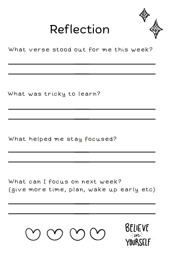 My Hifdh Journal (for Boys) by Mama Teaches Me - Image 6