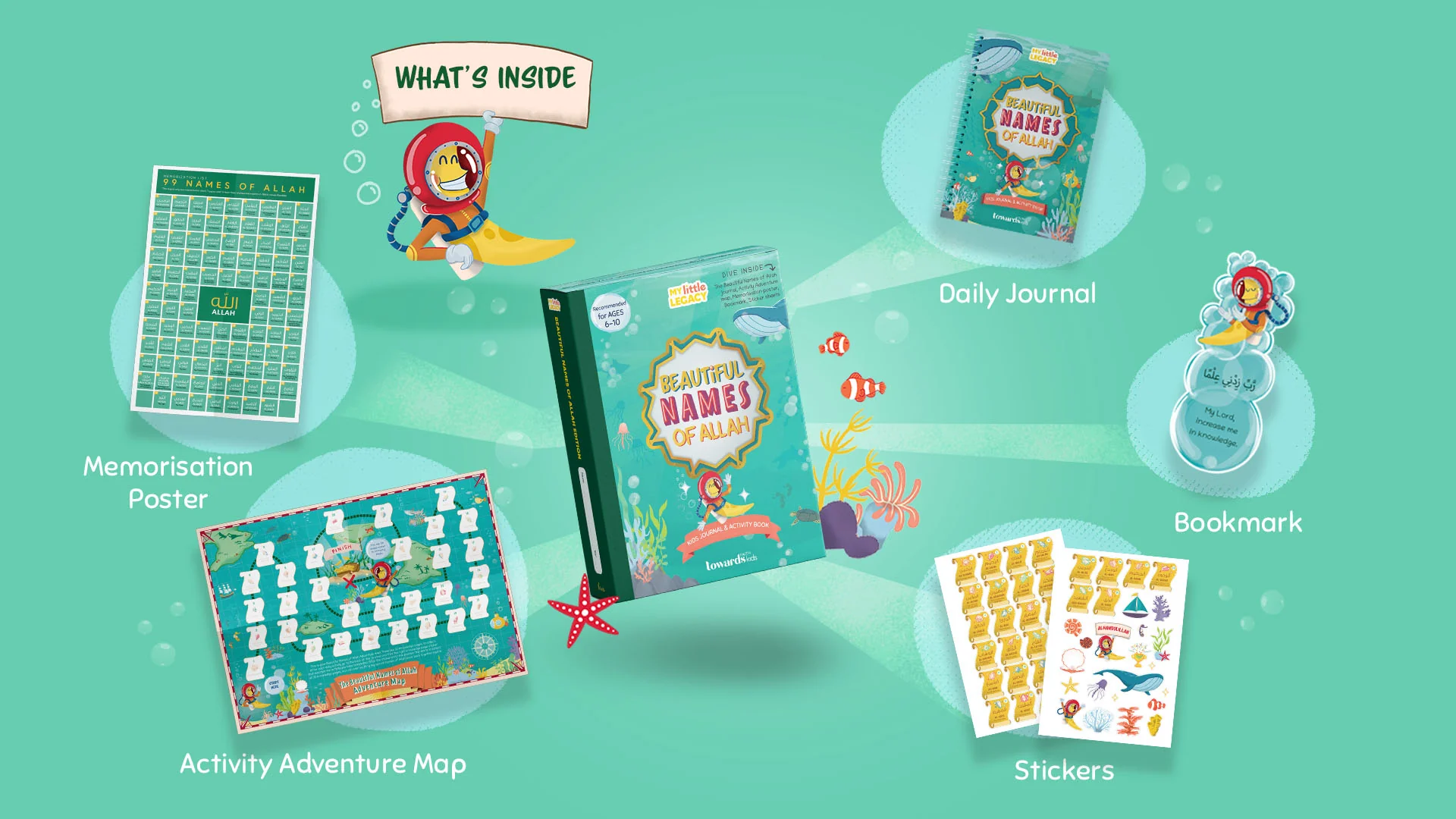 My Little Legacy: Names of Allah Kids Journal & Activity Book (by Towards Faith) - Image 8