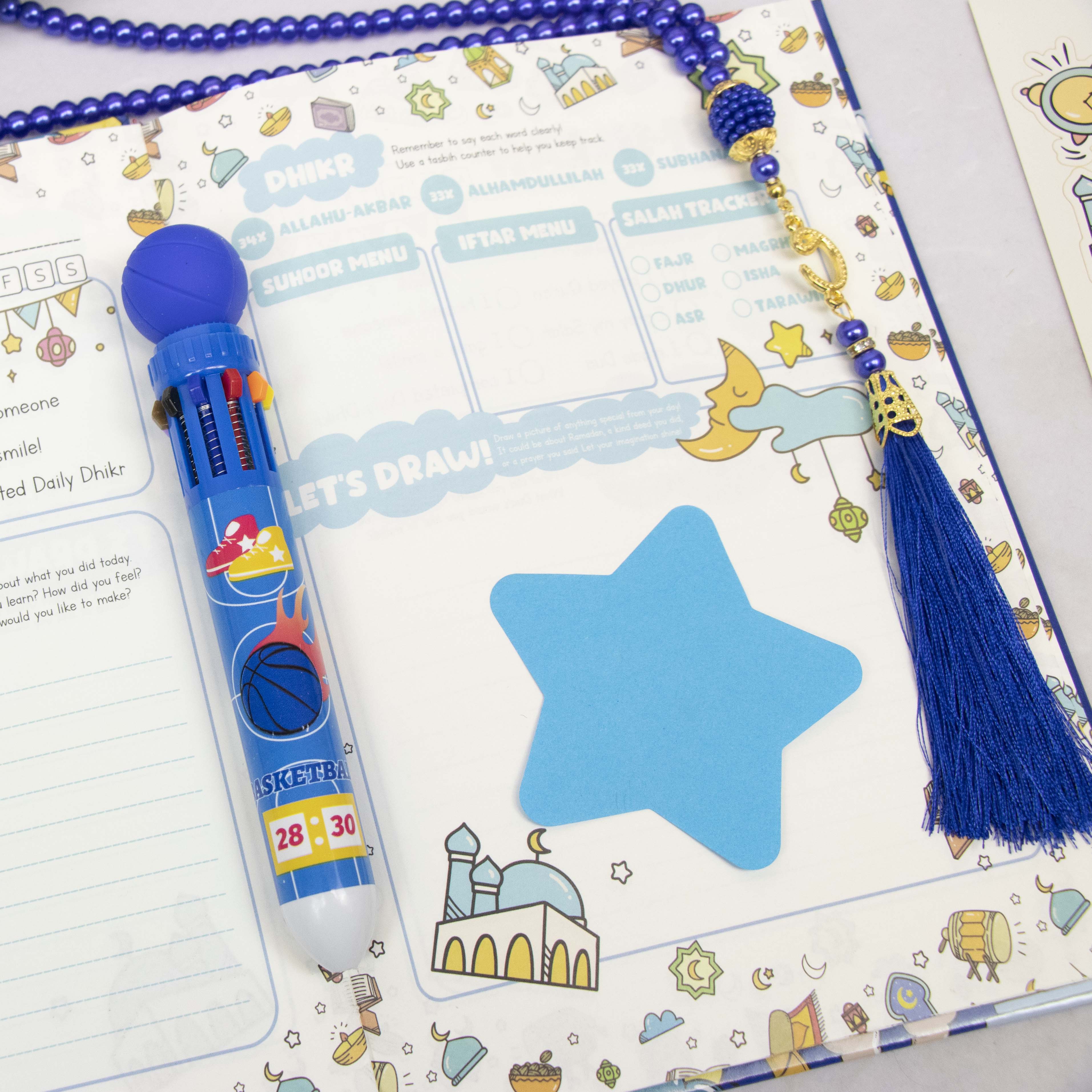 My Little Ramadan Diary Gift Pack - Blue - Image 6