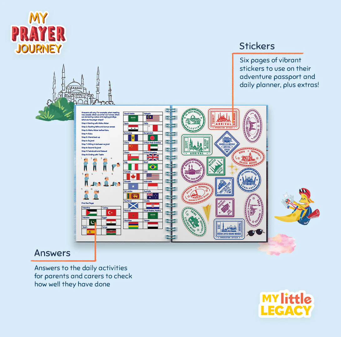 My Prayer Journey: Kids Salah Journal & Activity Book - Image 2