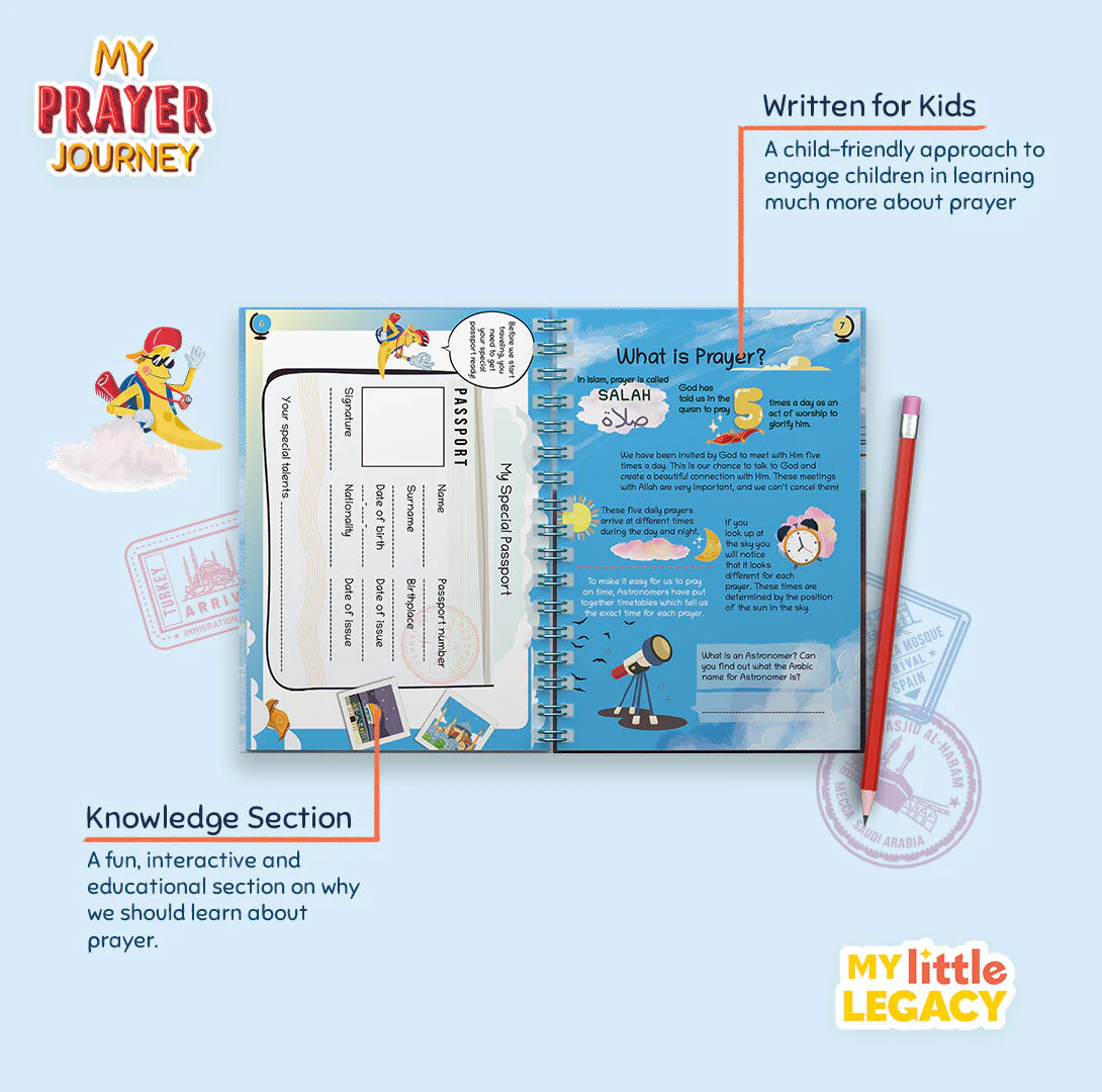 My Prayer Journey: Kids Salah Journal & Activity Book - Image 3