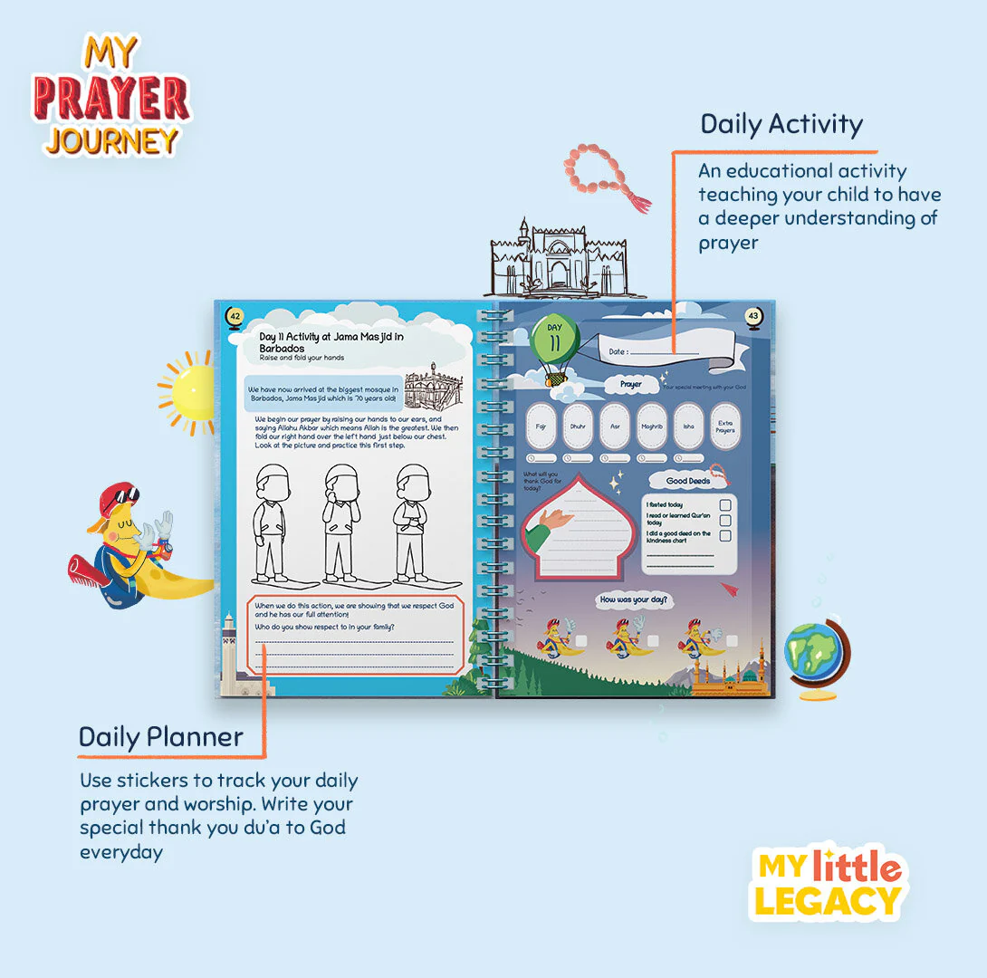 My Prayer Journey: Kids Salah Journal & Activity Book - Image 5