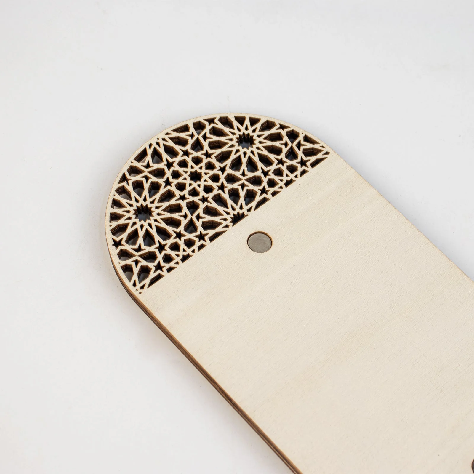 Natural Wood Salah Tracker with Toggle Switches - Image 3