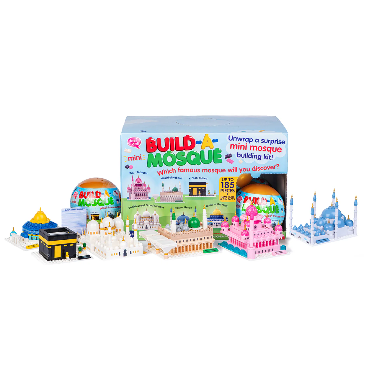 Build-a-Mosque Mini Surprise Ball Building Kits (Desi doll company) - Image 2