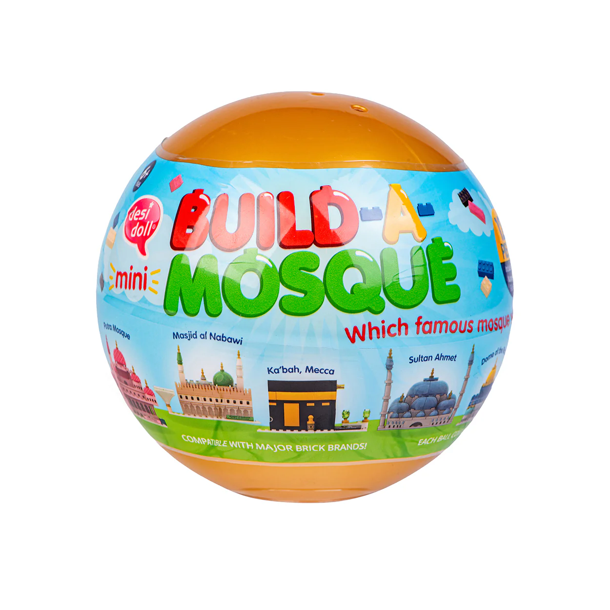 Build-a-Mosque Mini Surprise Ball Building Kits (Desi doll company) - Image 3