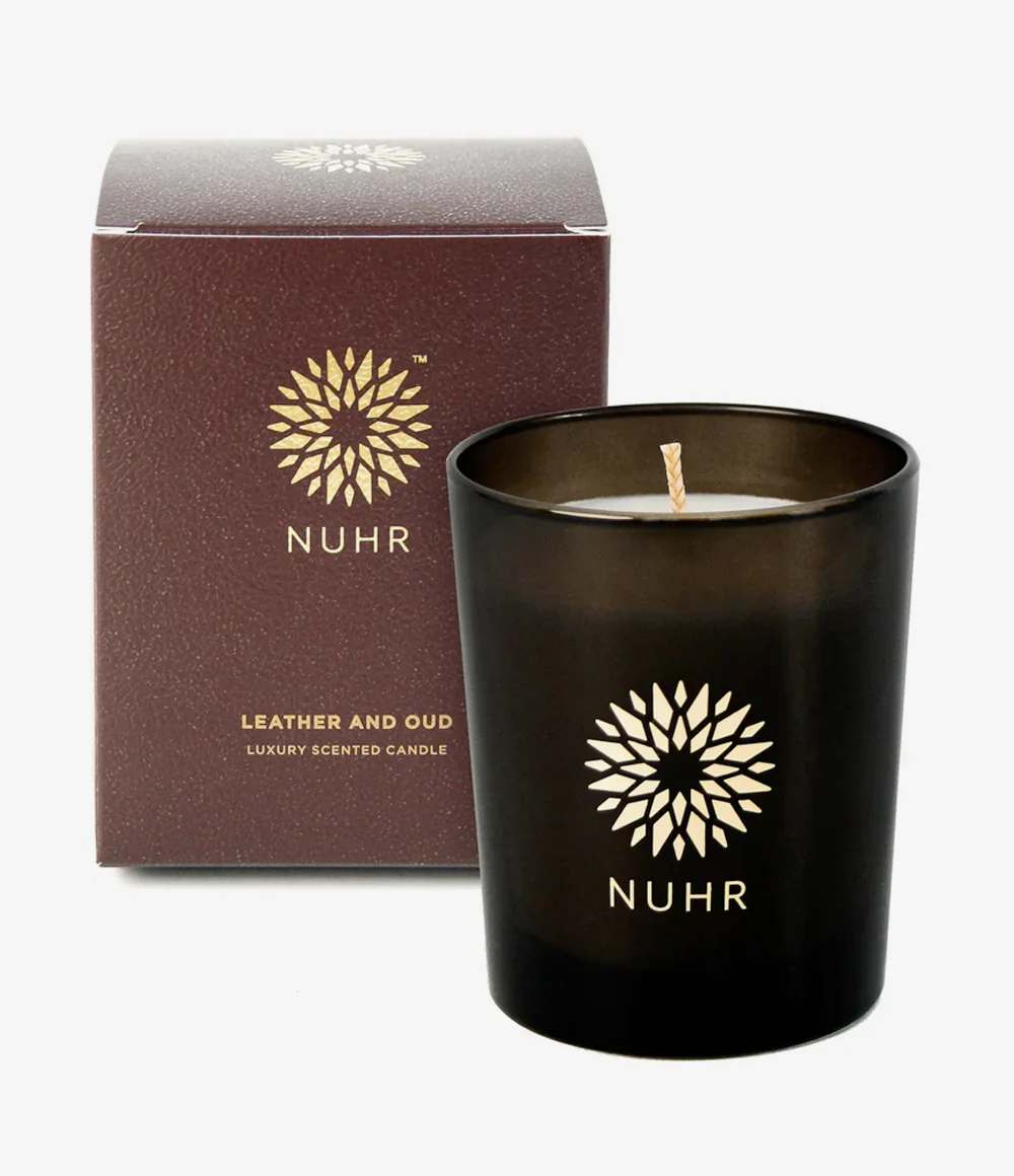 Nuhr Home - Classic Candle Range - Leather & Oud