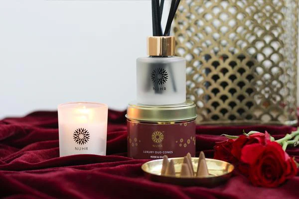 Nuhr Home - Classic Candle Range - Rose and Oud - Image 5