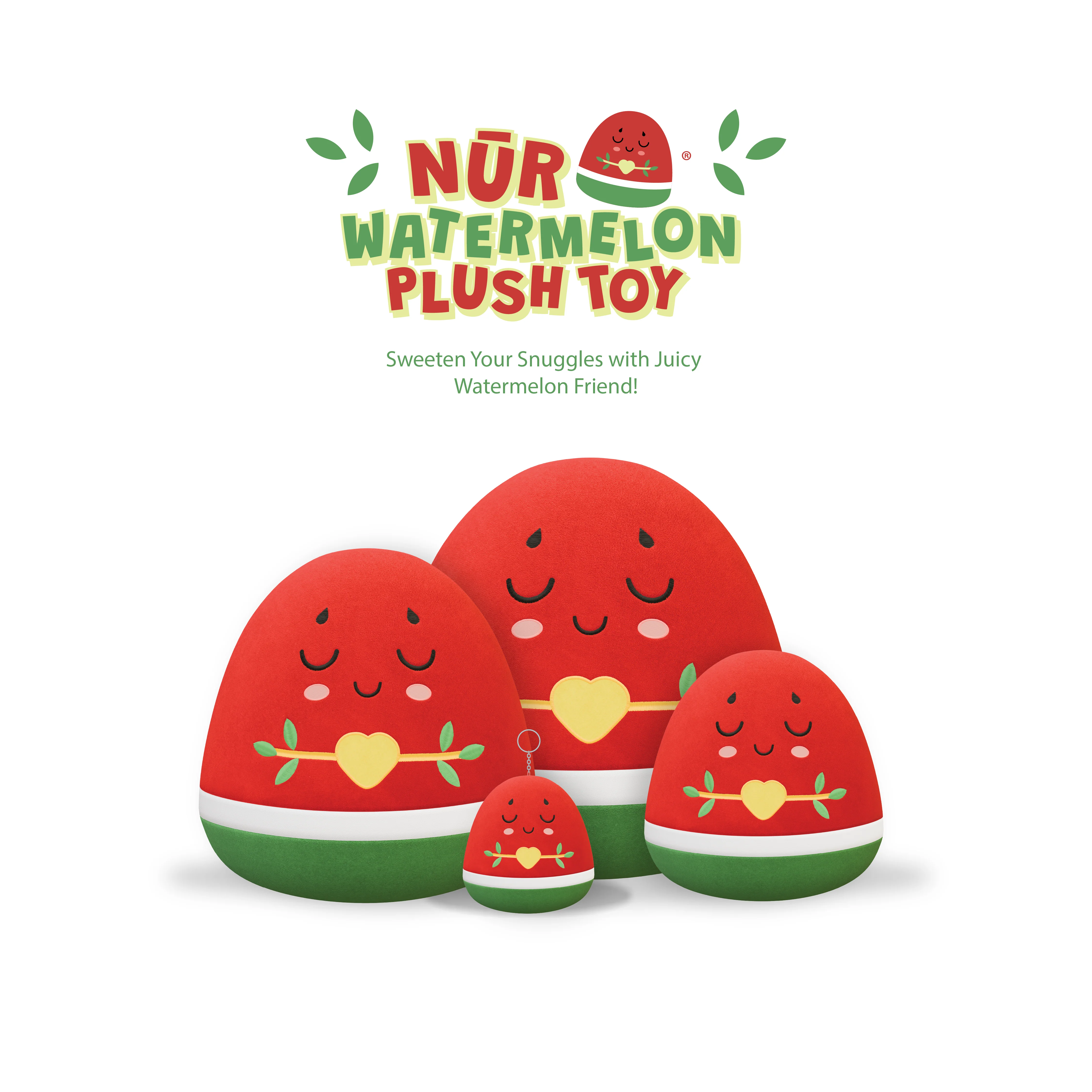 Nur the Watermelon Plushie - Large - 40cm (2 Pack) - Image 6