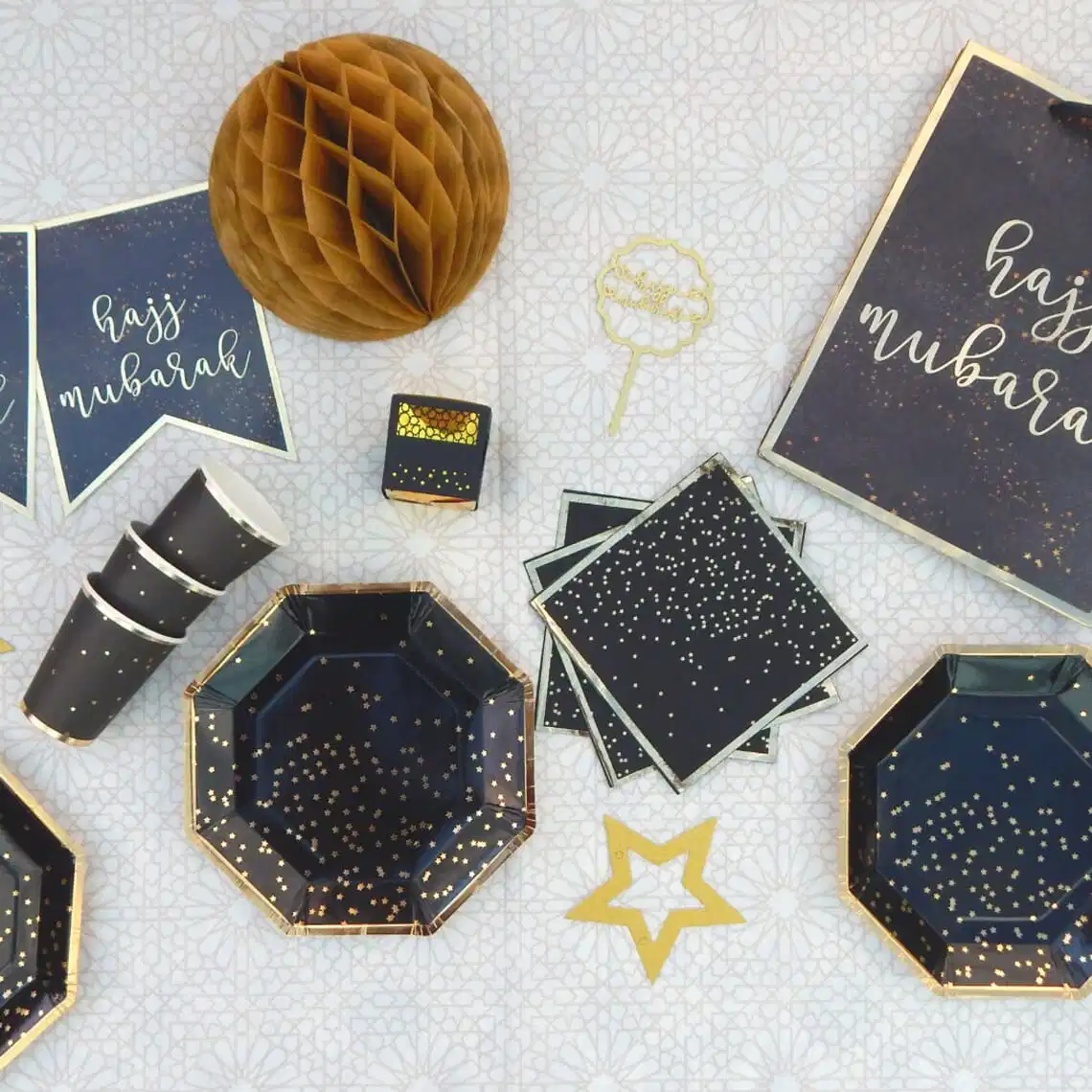 Party In A Box – Hajj – Black & Gold - Image 2