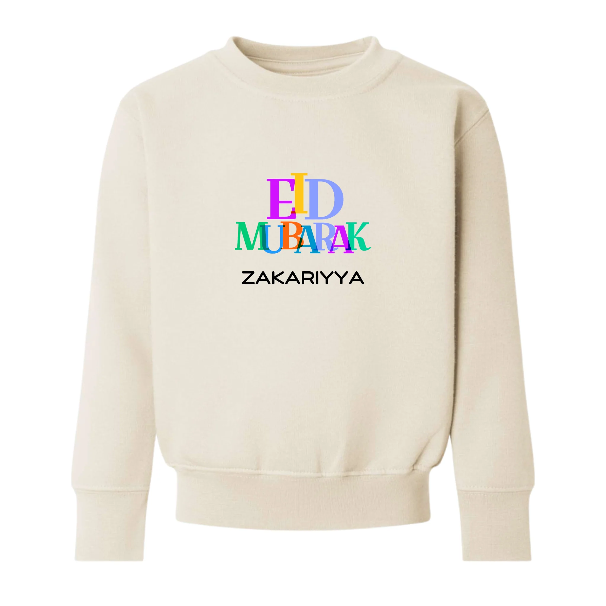 Personalised Eid Baby & Kids Sweatshirt – Eid Radiance - Image 2