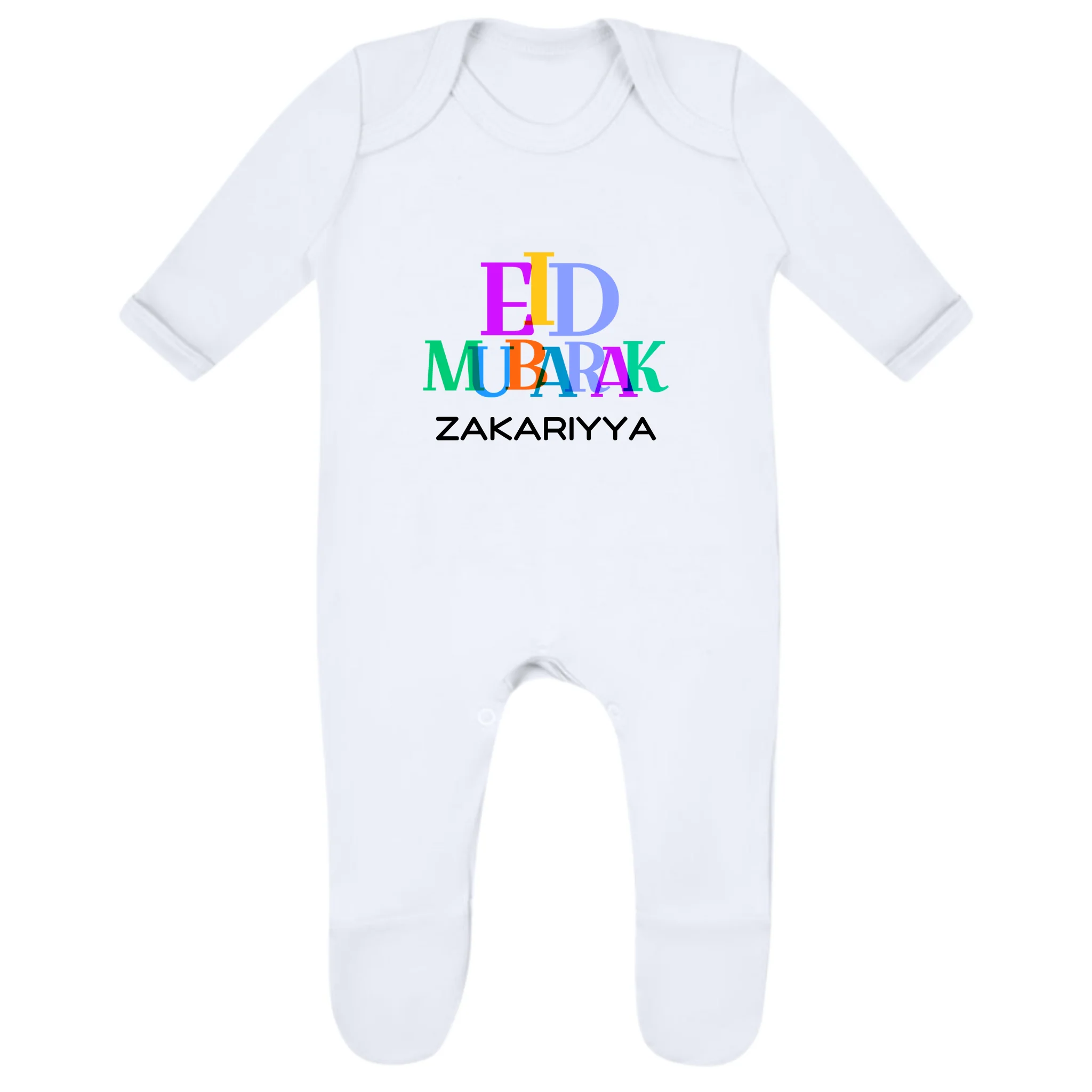 Personalised Eid Baby Rompersuit – Eid Radiance