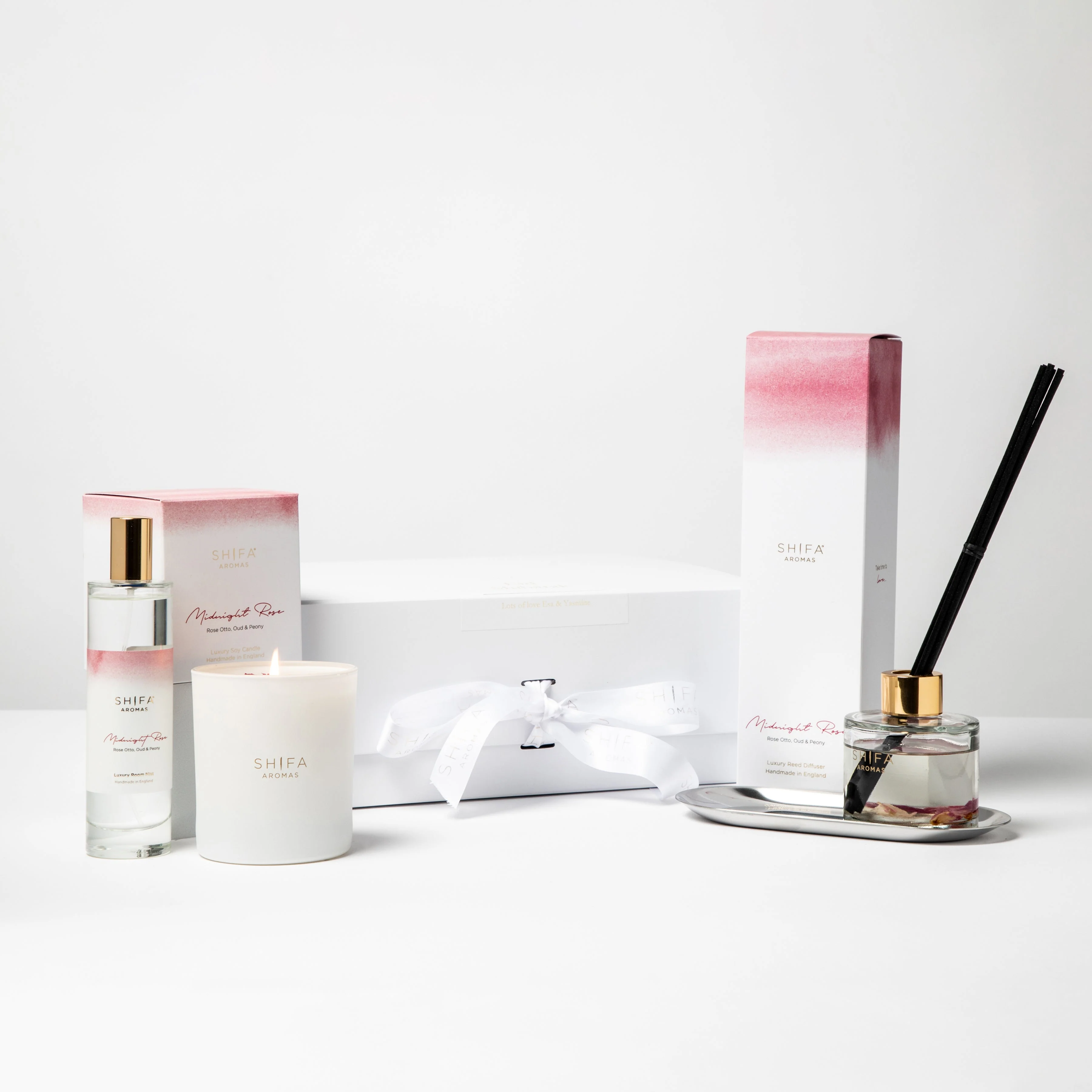 Personalised Luxury Hamper | Midnight Rose Fragrance | Shifa Aromas - Image 4