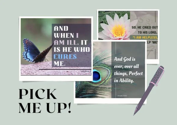 Pick-Me-Up Inspirational Qur’an Postcards - The Qur'an and Me - Image 3