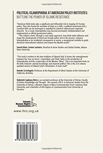 Political Islamophobia at American Policy Institutes 2020: Battling the Power of Islamic Resistance (Political Islamophobia at American Policy Institutes: Battling the Power of Islamic Resistance) - Image 2
