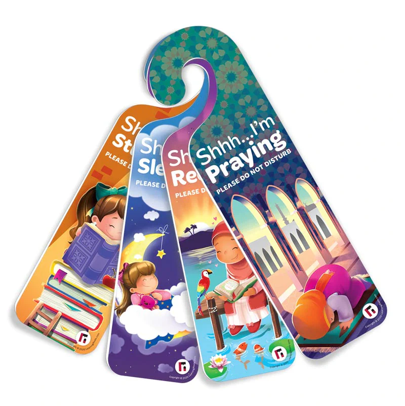 Quiet Please! Pack of 4 Do Not Disturb Signs - Image 4